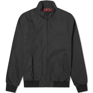 Fred Perry Harrington Jacket in Black J7320 - Size Medium - MSRP $400 - BNWT
